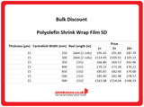 Polyolefin Shrink Wrap Film SD with 30% Recycled Content (post-consumer waste)