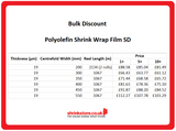 Polyolefin Shrink Wrap Film SD with 30% Recycled Content (post-consumer waste)